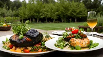 Nature's Bounty Fine Dining in the Garden with the Main Course