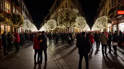 Festive Emotions Navigating an Enchanting Alley Through my Lens