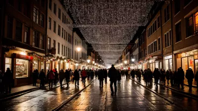 Festive Emotions Navigating an Enchanting Alley Through my Lens