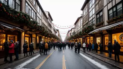 Festive Emotions Navigating an Enchanting Alley Through my Lens