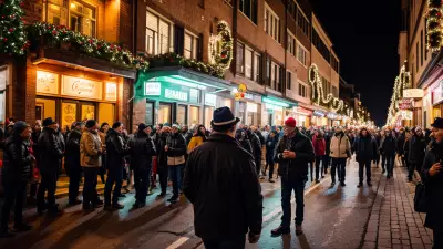 Festive Emotions Navigating an Enchanting Alley Through my Lens
