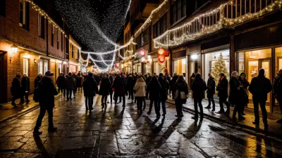 Festive Emotions Navigating an Enchanting Alley Through my Lens