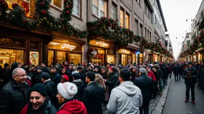 Festive Emotions Navigating an Enchanting Alley Through my Lens