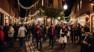 Festive Emotions Navigating an Enchanting Alley Through my Lens