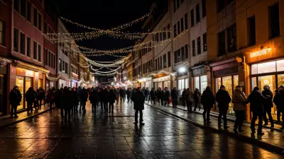 Festive Emotions Navigating an Enchanting Alley Through my Lens