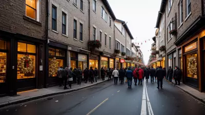 Festive Emotions Navigating an Enchanting Alley Through my Lens