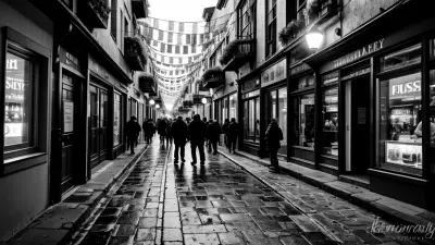 Festive Emotions Navigating an Enchanting Alley Through my Lens