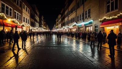 Festive Emotions Navigating an Enchanting Alley Through my Lens
