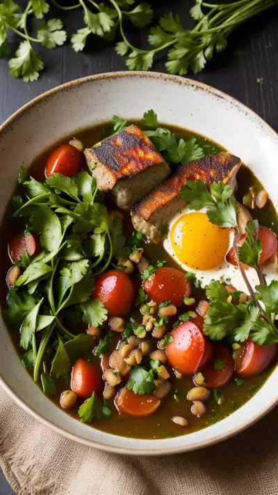 Homemade Elegance Capturing the Flavors of the Garden with Fresh Ingredients and a Ladle