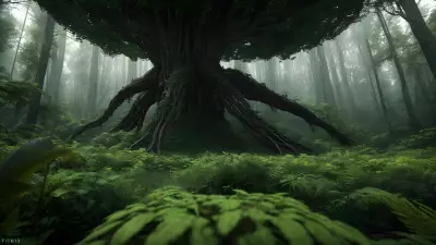 Mystical Encounter in the Alien Forest