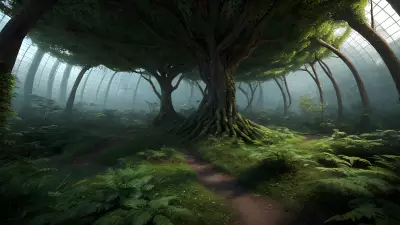 Mystical Encounter in the Alien Forest