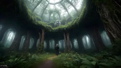 Mystical Encounter in the Alien Forest