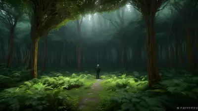 Mystical Encounter in the Alien Forest