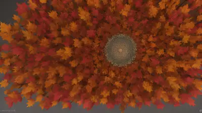 Autumn's Intricate Nature A Three Dimensional Art Piece Inspired by Carrie Mae Weems