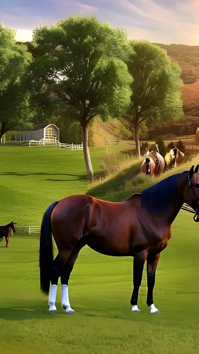 Lost in Thought at the Horse Farm