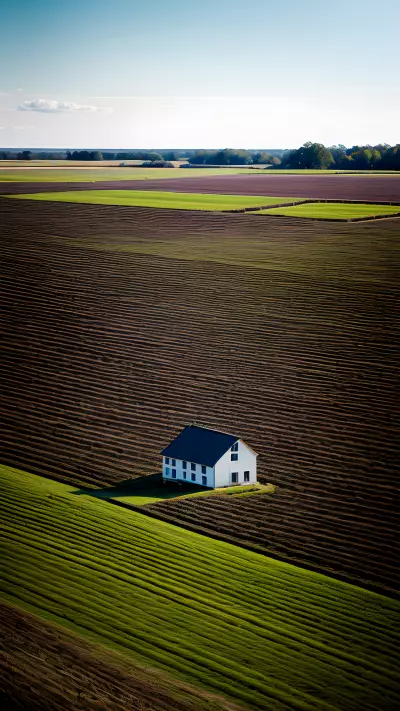 Capturing Minimalistic Farm Art a Tribute to William Eggleston