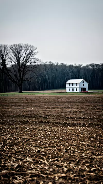 Capturing Minimalistic Farm Art a Tribute to William Eggleston