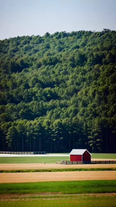 Capturing Minimalistic Farm Art a Tribute to William Eggleston