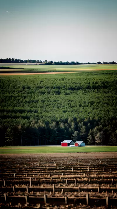 Capturing Minimalistic Farm Art a Tribute to William Eggleston