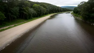 Car on the River Capturing Perfect Leading Lines