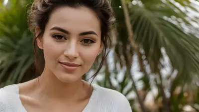 Splash of Color   A Minimalist Portrait at a Tropical Pool