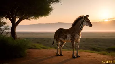 Majestic Oasis at Sunrise A Captivating Backlighting Scene