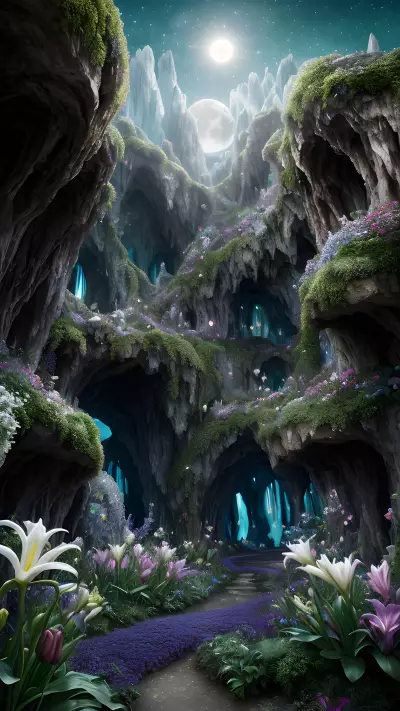 Mystical Gardens A Rare Blooming Event