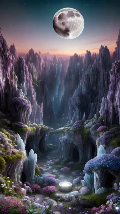 Mystical Gardens A Rare Blooming Event