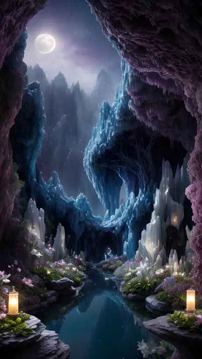 Mystical Gardens A Rare Blooming Event