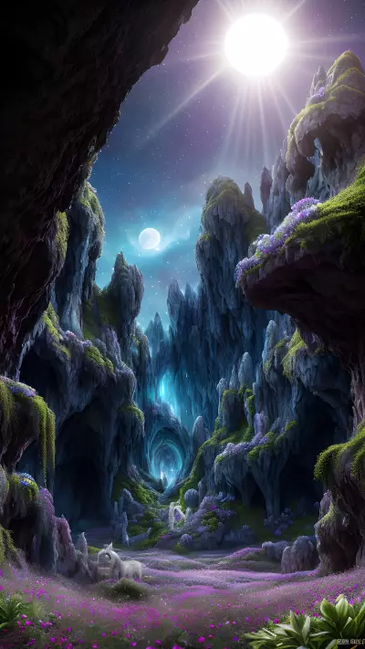 Mystical Gardens A Rare Blooming Event