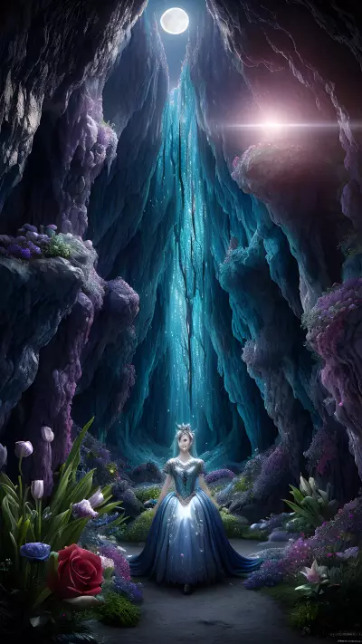Mystical Gardens A Rare Blooming Event