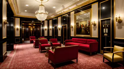 Composition in the Modern Times at a Classic Theater Lobby