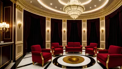 Composition in the Modern Times at a Classic Theater Lobby