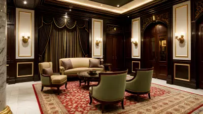 Composition in the Modern Times at a Classic Theater Lobby