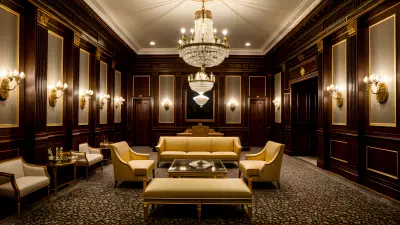 Composition in the Modern Times at a Classic Theater Lobby