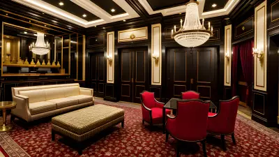 Composition in the Modern Times at a Classic Theater Lobby