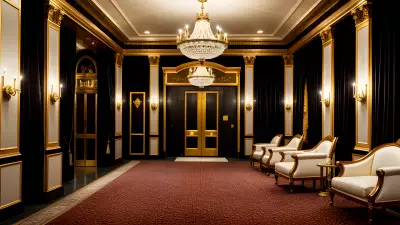 Composition in the Modern Times at a Classic Theater Lobby