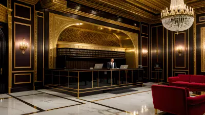 Composition in the Modern Times at a Classic Theater Lobby
