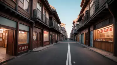 Wood Art in the Streets Capturing People's Essence in an Alley