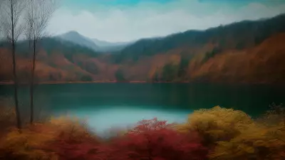 Industrial Elegance A Contemporary Landscape Inspired by Liang Quan's Brushwork