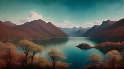 Industrial Elegance A Contemporary Landscape Inspired by Liang Quan's Brushwork