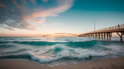 Serenity under Sunshine Bridge among the Waves