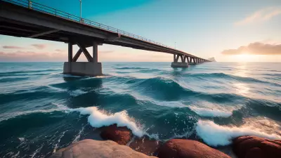 Serenity under Sunshine Bridge among the Waves