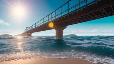 Serenity under Sunshine Bridge among the Waves