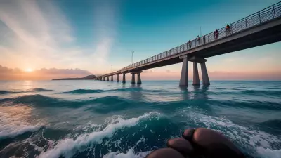 Serenity under Sunshine Bridge among the Waves