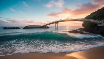 Serenity under Sunshine Bridge among the Waves