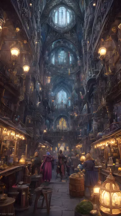 Magical Marketplace Allegiance of Alchemists and Wizards