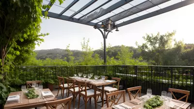 Fresh Vegetables on a Restaurant Terrace Capturing the Delicious Power of Natural Light
