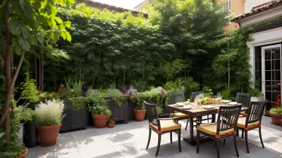 Fresh Vegetables on a Restaurant Terrace Capturing the Delicious Power of Natural Light