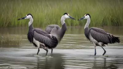 Capturing the Wild Courtship Displays in a Wet Meadow